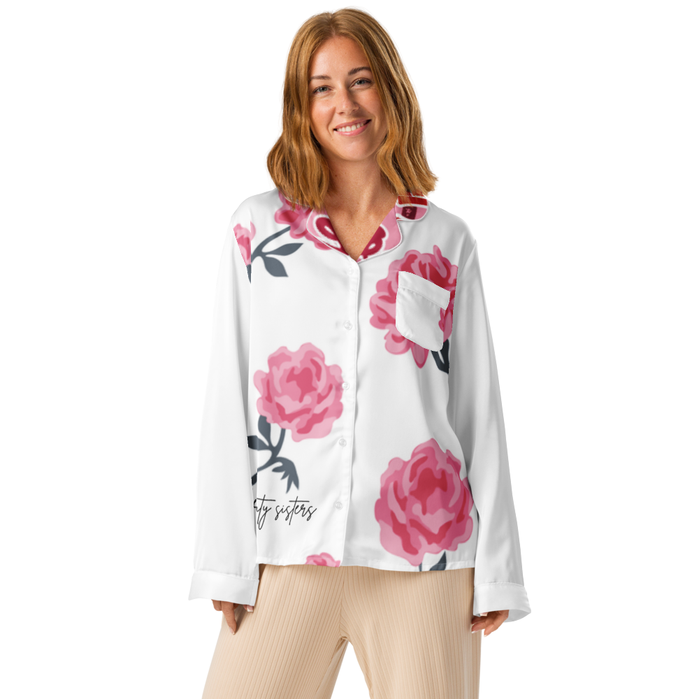 The beauty Sisters PRINCESS Luxurious Silk Long Sleeve Pajama - Elegant Sleepwear Collection