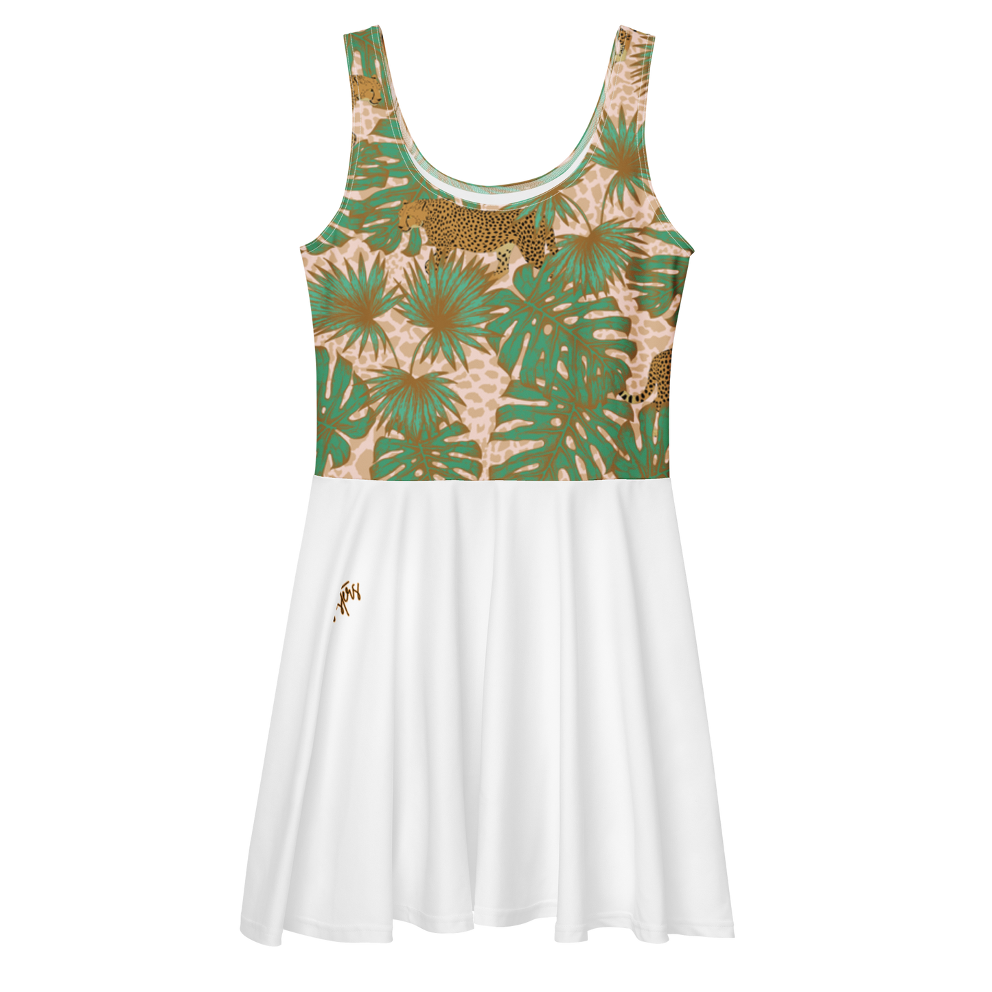 The beauty sisters Skater Dress - Safari Edition