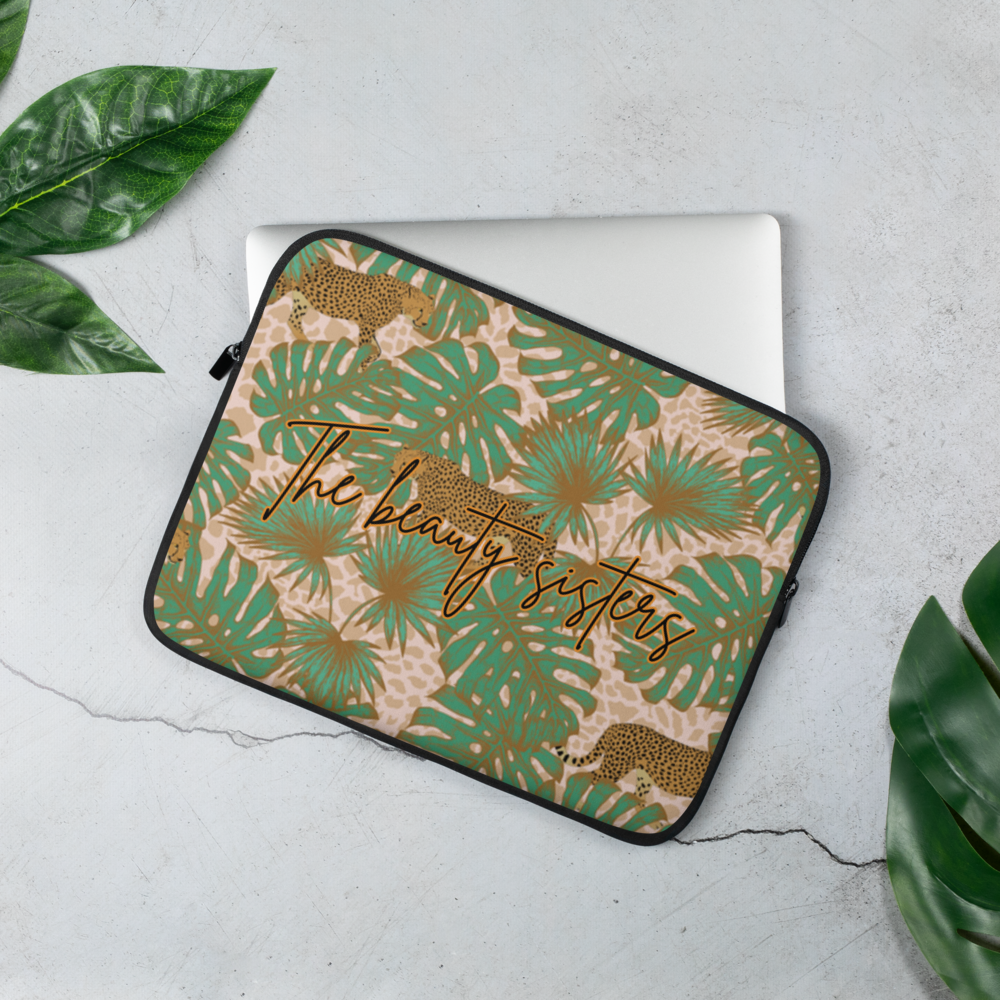 The beauty sisters Signature MacBook Laptop Sleeve – Safari Edition