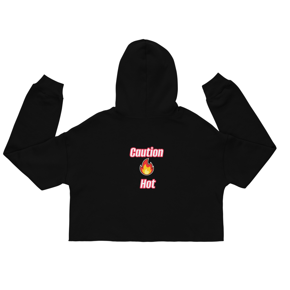 The beauty Sisters x Caution Hot : The Luxe Crop Hoodie