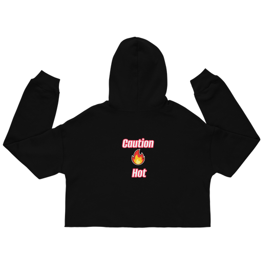 The beauty Sisters x Caution Hot : The Luxe Crop Hoodie